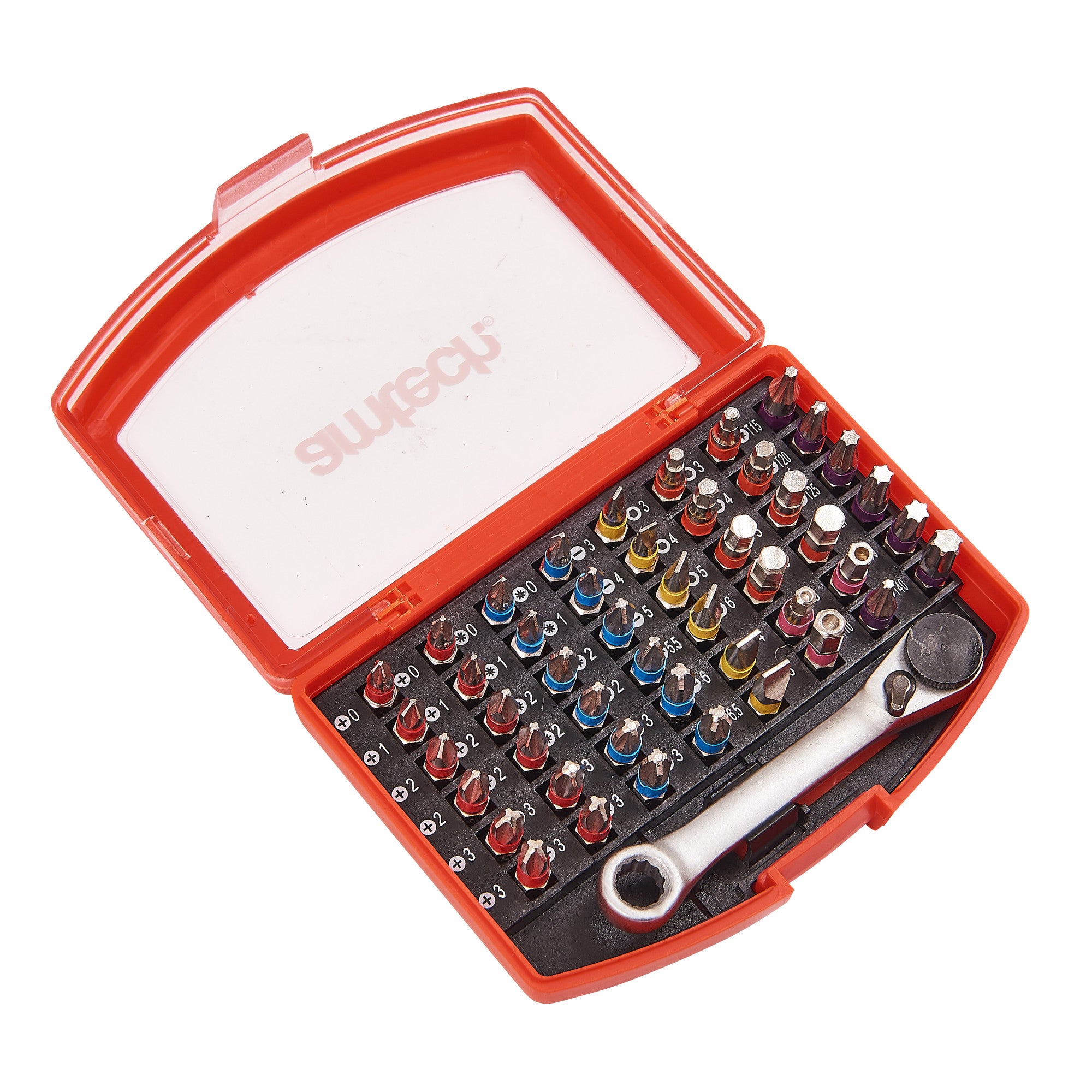 49pc COLOUR CODED BIT SET