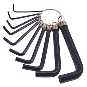 10pc HEX KEY SET & KEYRING