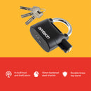 HEAVY DUTY ALARM PADLOCK [USES 6 X LR44 BATTERIES] 110dB