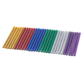 30pc GLITTER HOT MELT GLUE GUN STICKS (7 x 100mm)