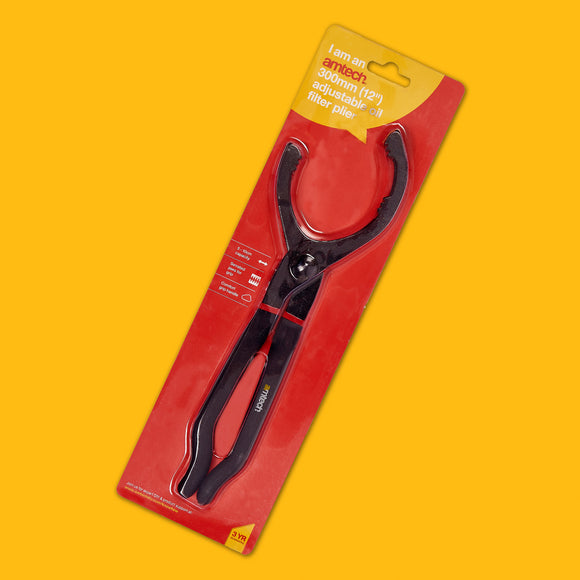 12'' ADJUSTABLE OIL FILTER PLIERS