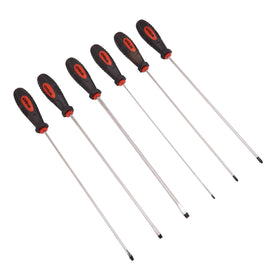 6pc LONG REACH SCREWDRIVER SET