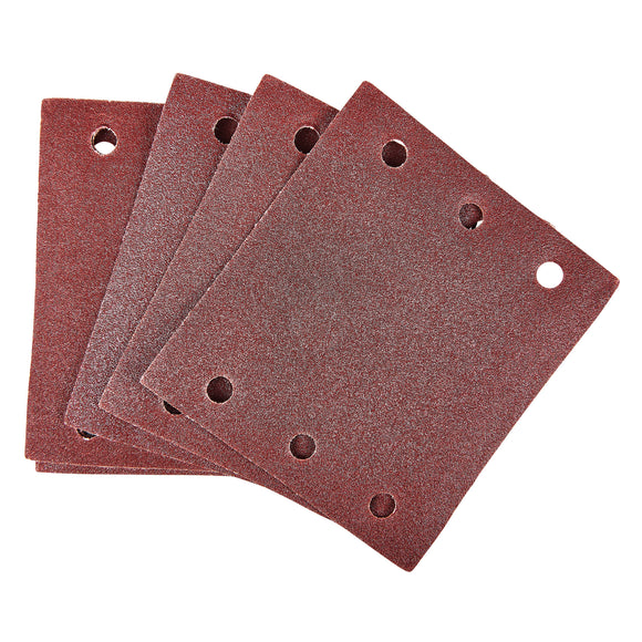 10pc SQUARE SANDING SHEET SET (P120 GRIT ) (110 X 100MM)