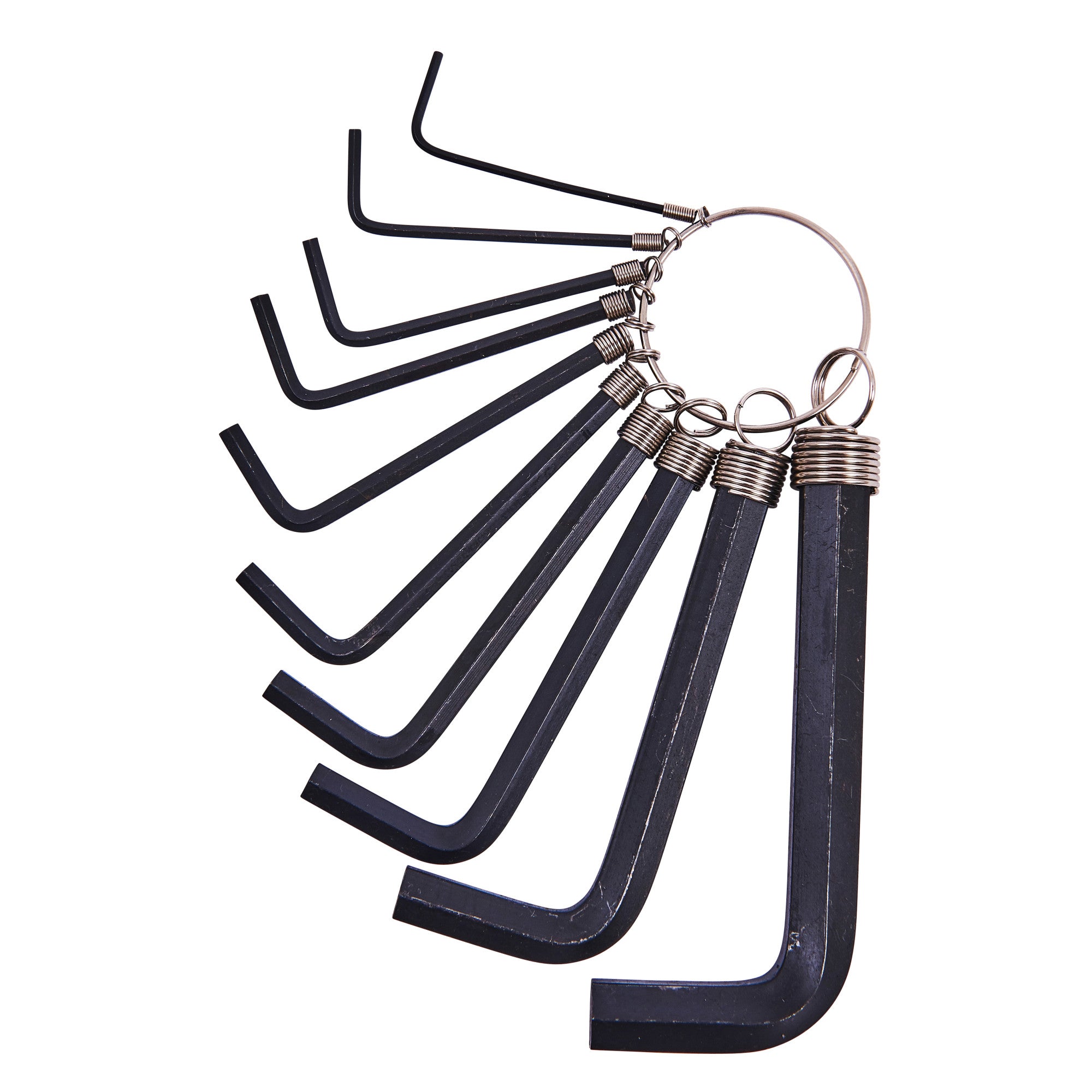 10pc HEX KEY SET & KEYRING