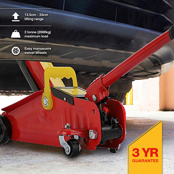 2 TONNE HYDRAULIC TROLLEY JACK