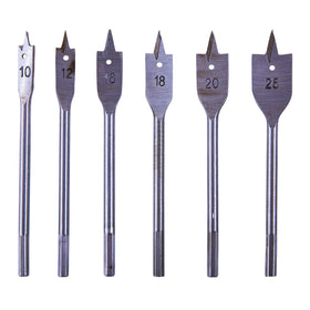 6pc METRIC FLAT WOOD BIT SET