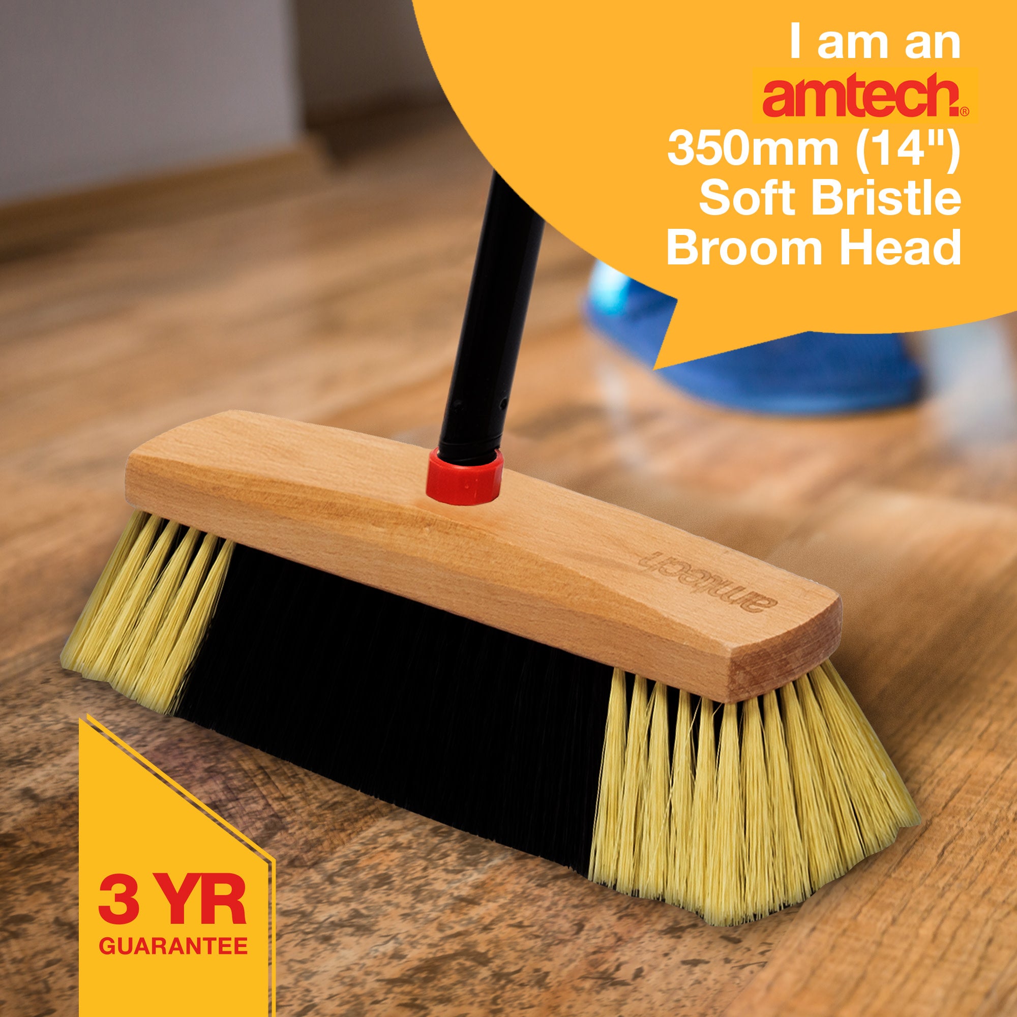 350mm (14") SOFT BROOM HEAD (0453)