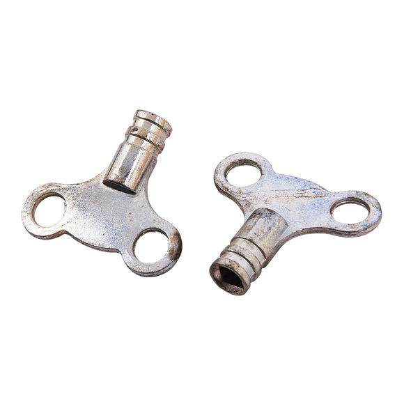 2pc RADIATOR KEYS (CLOCK TYPE)