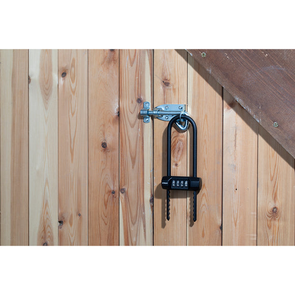 4-DIGIT ADJUSTABLE LONG SHACKLE COMBINATION PADLOCK (105-160mm)