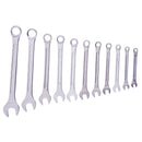 11pc COMBINATION SPANNER SET WITH RACK