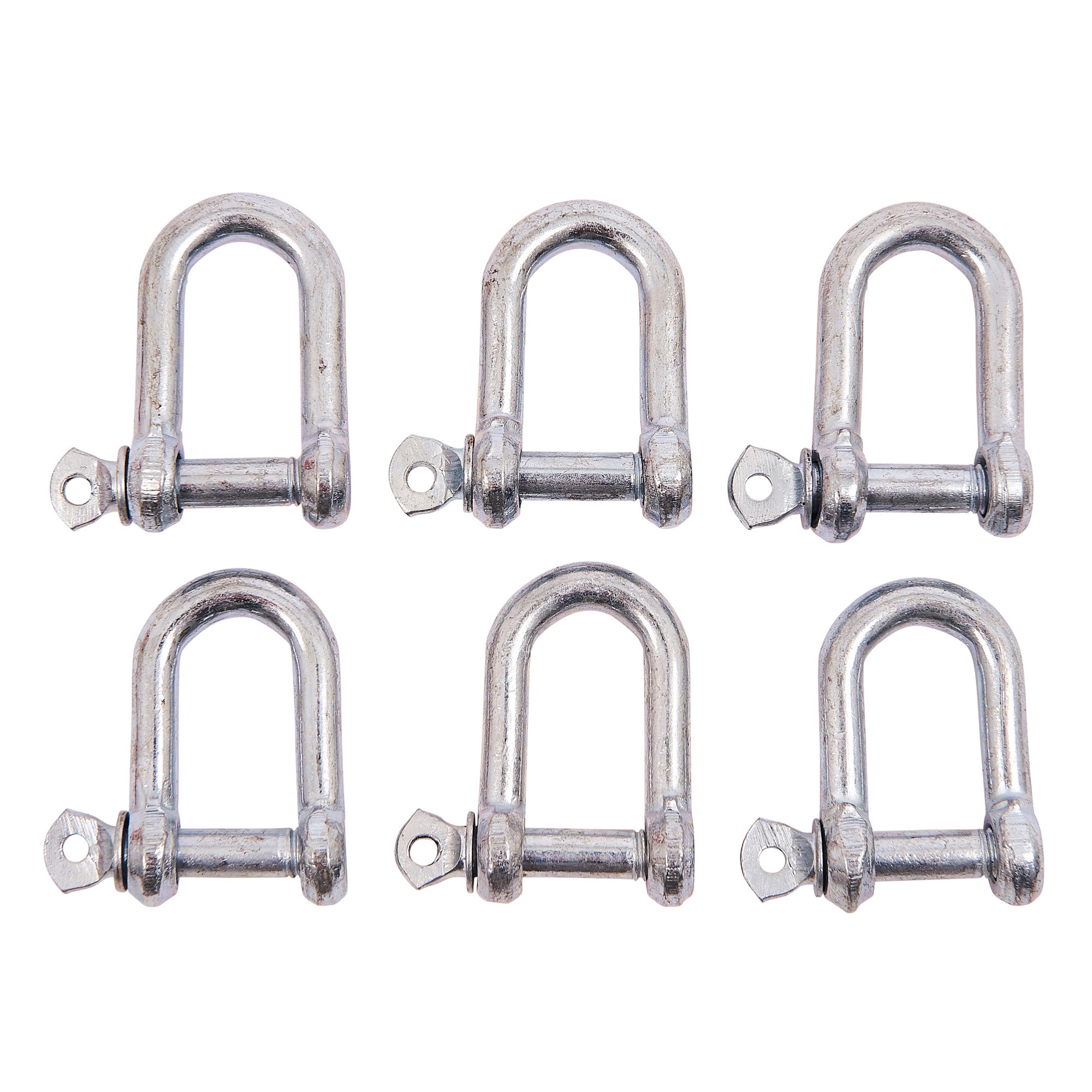 6pc 8mm D-SHACKLES