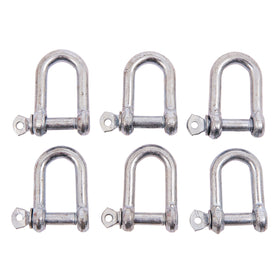 6pc 8mm D-SHACKLES
