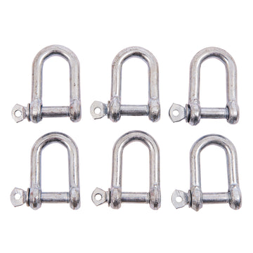 6pc 8mm D-SHACKLES