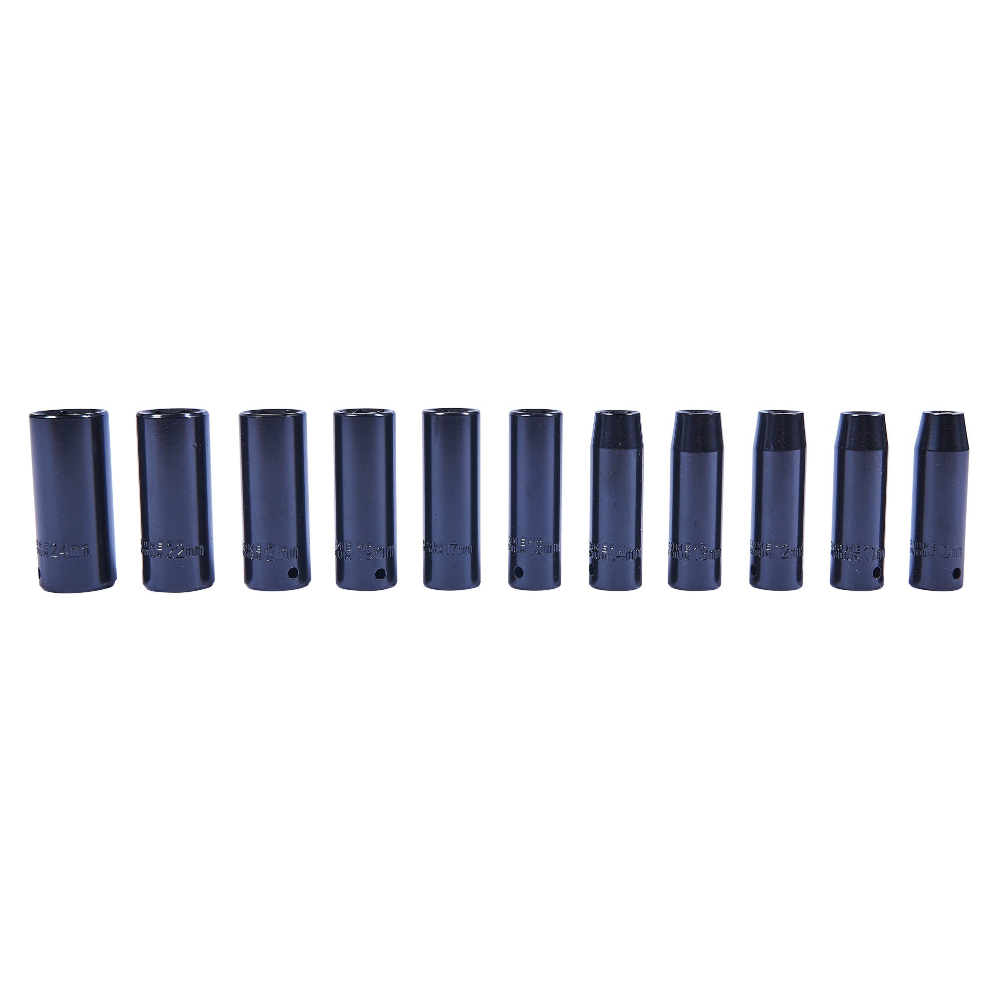 11PC 1/2'' DEEP IMPACT SOCKET SET