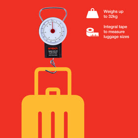 LUGGAGE SCALE WITH 1m TAPE