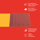 40pcs MIXED GRIT SQUARE SANDING SHEET SET (110 x 100MM)