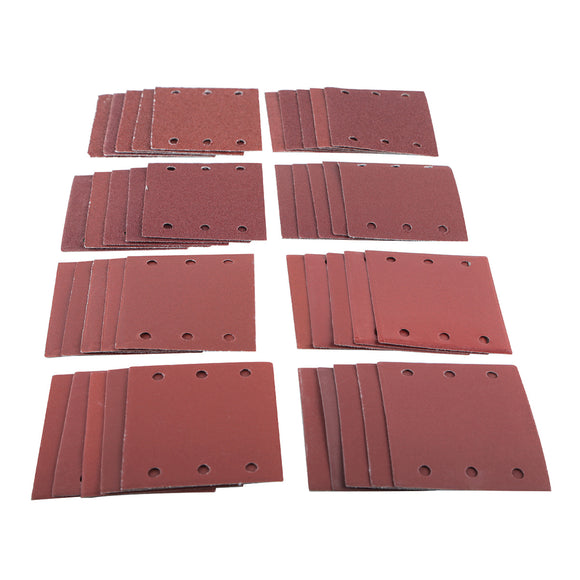 40pcs MIXED GRIT SQUARE SANDING SHEET SET (110 x 100MM)