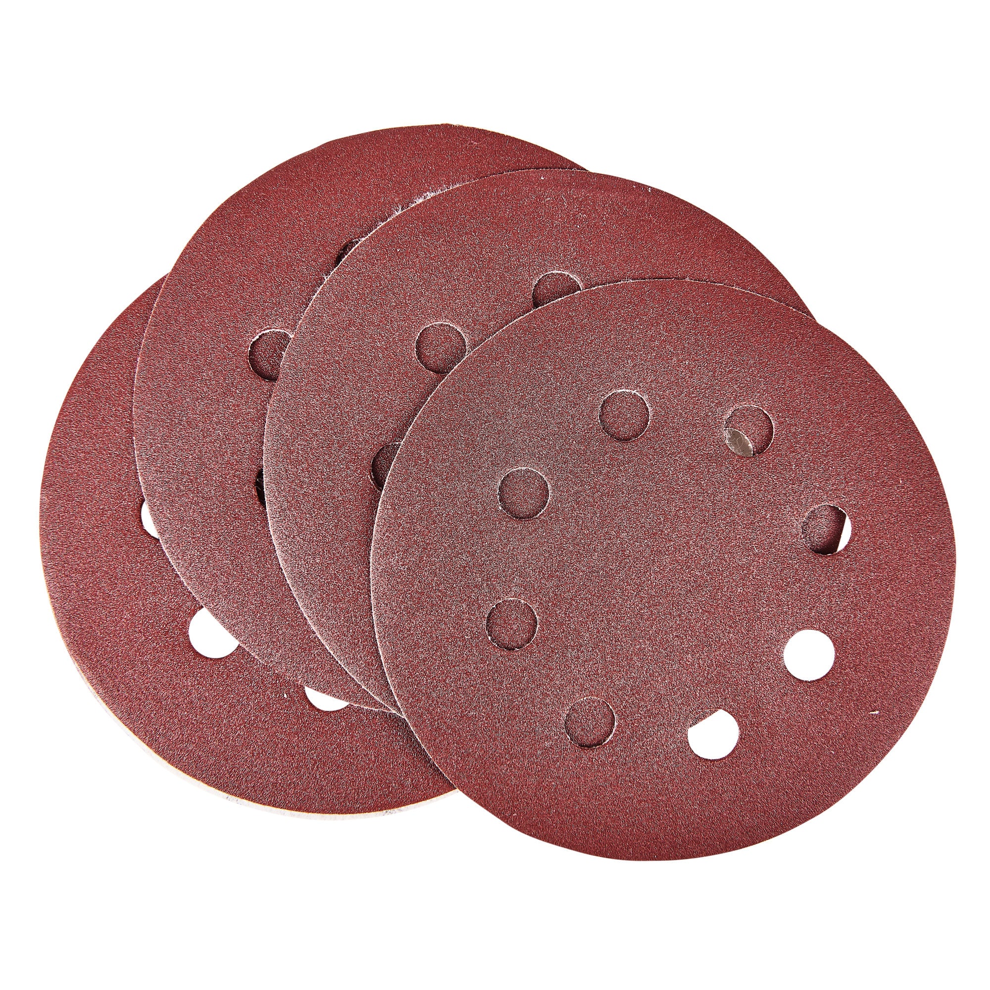 10pc CIRCULAR SANDING SHEET SET (P240 GRIT) (DIA 115MM)