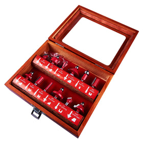 12pc 1/4" ROUTER BIT SET