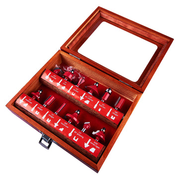 12pc 1/4" ROUTER BIT SET