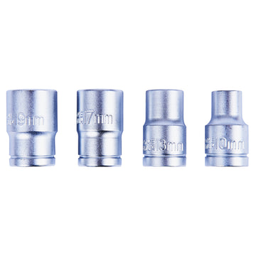 4pc 1/2" DRIVE SOCKET SET