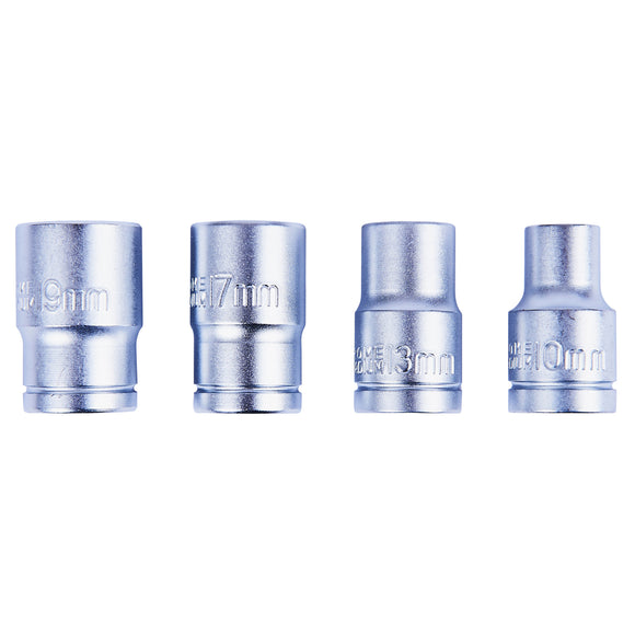 4pc 1/2" DRIVE SOCKET SET