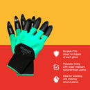 GARDEN GLOVES WITH CLAWS LARGE (SIZE:9)