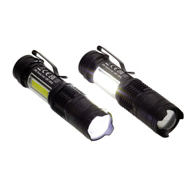 2pc RECHARGEABLE MINI TORCH SET