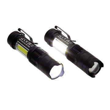 2pc RECHARGEABLE MINI TORCH SET