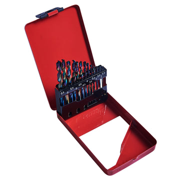 13pc HIGH SPEED STEEL TITANIUM NITRIDE COATED DRILL BIT SET
