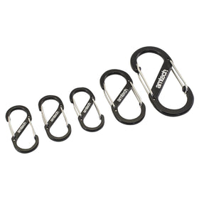 5PCS DUAL BUCKLE CARABINER SET