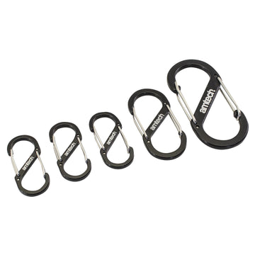 5PCS DUAL BUCKLE CARABINER SET
