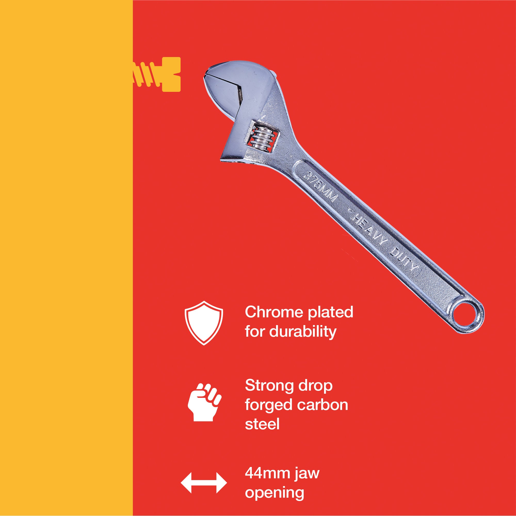 15'' ADJUSTABLE WRENCH