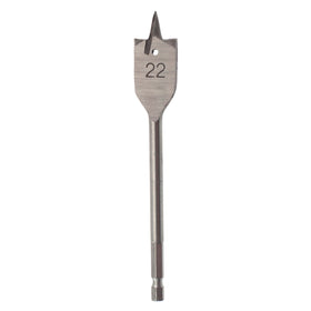 22MM X 152MM  QUICK CHANGE FLAT WOOD BIT