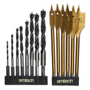 14pc HEX SHANK WOOD DRILL SET