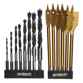 14pc HEX SHANK WOOD DRILL SET