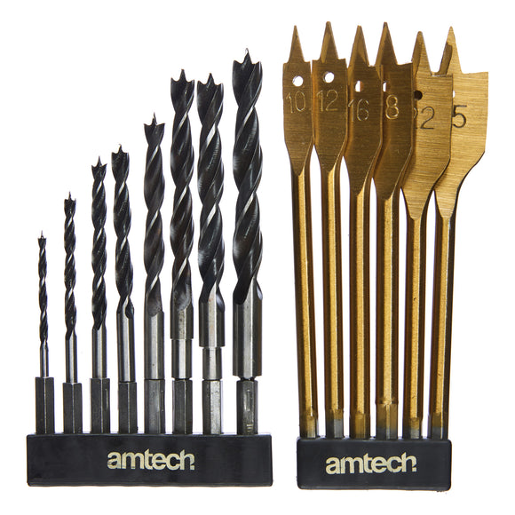 14pc HEX SHANK WOOD DRILL SET