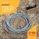 FLEXIBLE DRAIN & WASTE PIPE UNBLOCKER