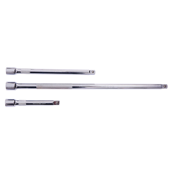 3pc 1/2" DRIVE EXTENSION BAR SET