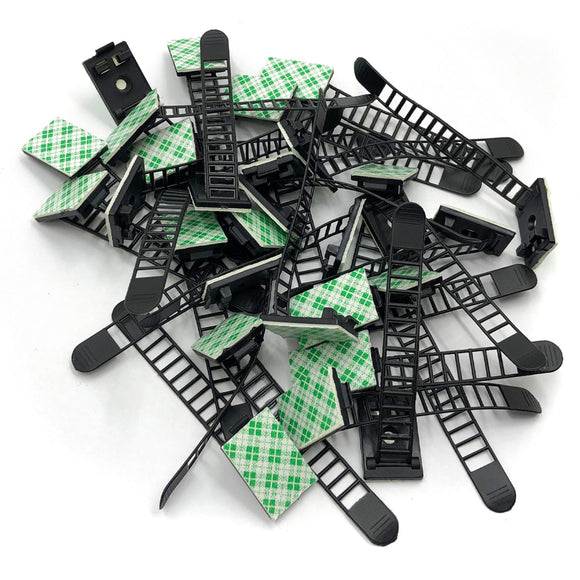 30pcs SELF-ADHESIVE CABLE CLIP SET