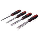 4pc GO THRU WOOD CHISEL SET - CR-V