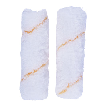 2pc 4" SHORT PILE (9MM) ROLLER SLEEVE - MICROFIBRE