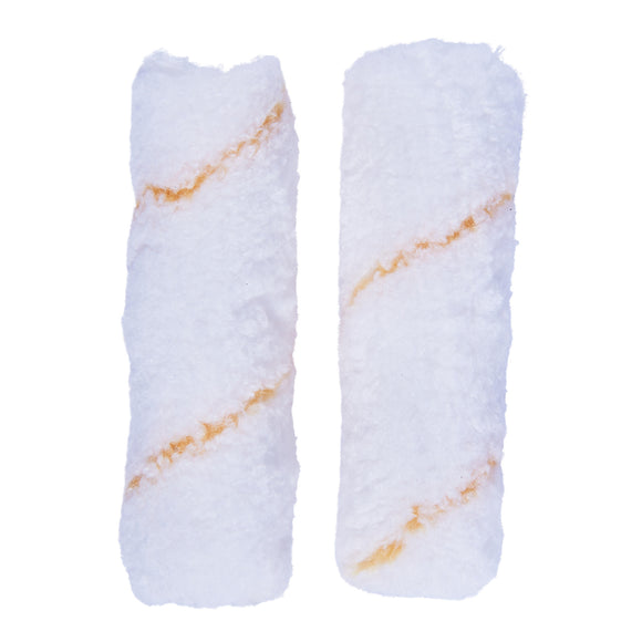 2pc 4" SHORT PILE (9MM) ROLLER SLEEVE - MICROFIBRE