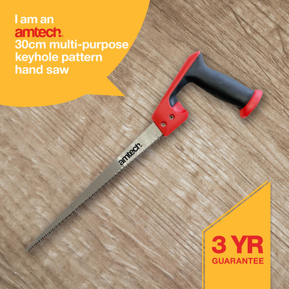 30cm MULTI-PURPOSE KEYHOLE PATTERN HAND SAW