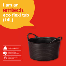 FLEXITUB 14L BLACK (ECO)