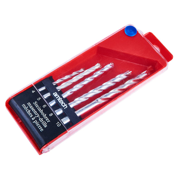 5pc MASONRY DRILL BIT SET