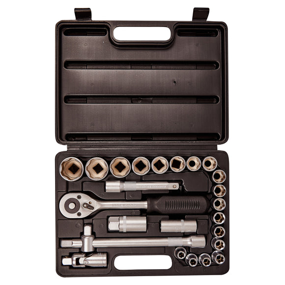 25pc 1/2" DRIVE SOCKET SET