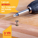 3pc MAGNETIC BIT HOLDER SET