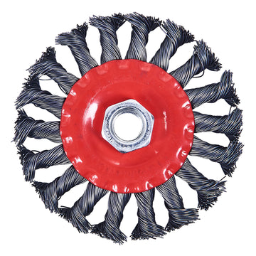4" (100mm) TWIST KNOT WIRE WHEEL