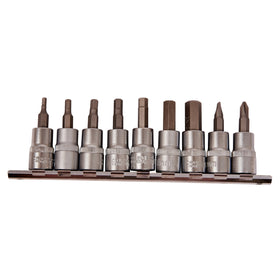 10pc 3/8" DRIVE HEX BIT SOCKET SET